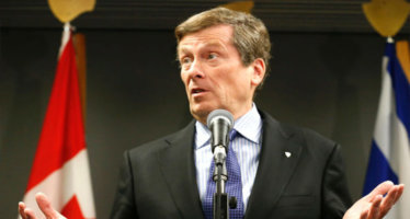 John Tory: illustrates the work that is going on for the city transit plan